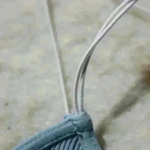 FULL TILT Ribbed Cropped Super Stretchy Elastic Strap Beachy Tank Top Women S - Picture 6 of 8